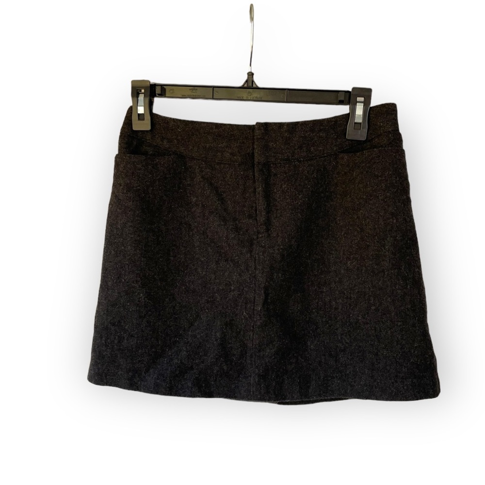American Eagle Outfitters wool-blend dark grey skirt